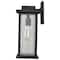 Nuvo Sullivan 1-Lgt Large Wall Lantern - Matte Black / Clear Seeded Glass 60/7376 - alternate 8